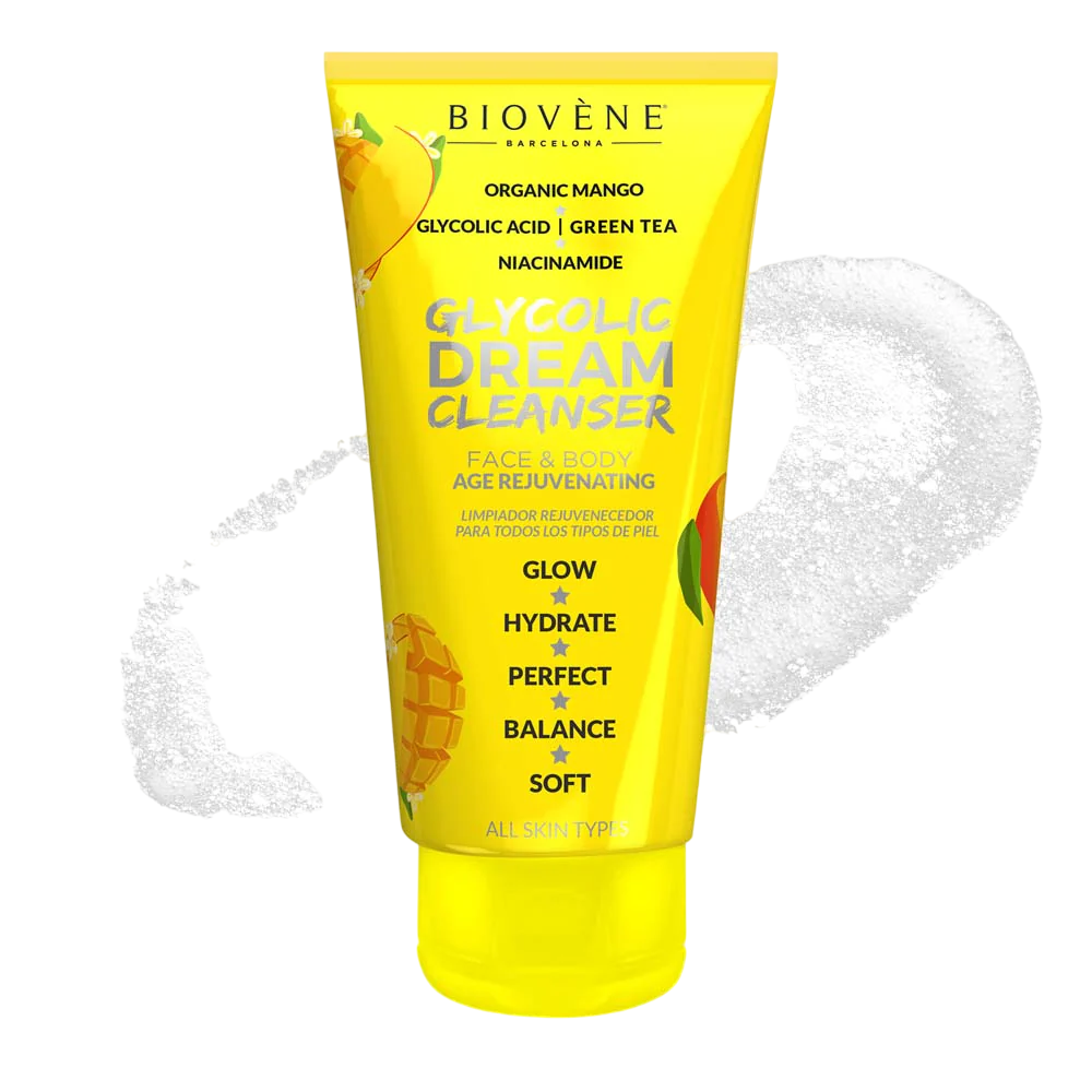 Biovene Dream Cleanser Glycolic Acid Hydration Glow – Cleansing Gel for Women, For Face & Body, 200 ml Tester