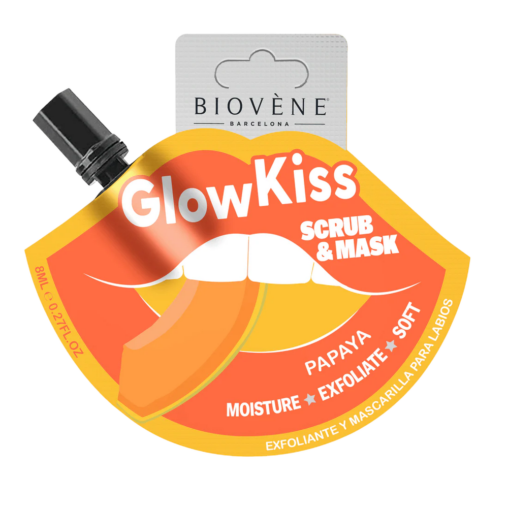 Biovene Glow Kiss Papaya – Lip Scrub for Women, 8 ml Tester