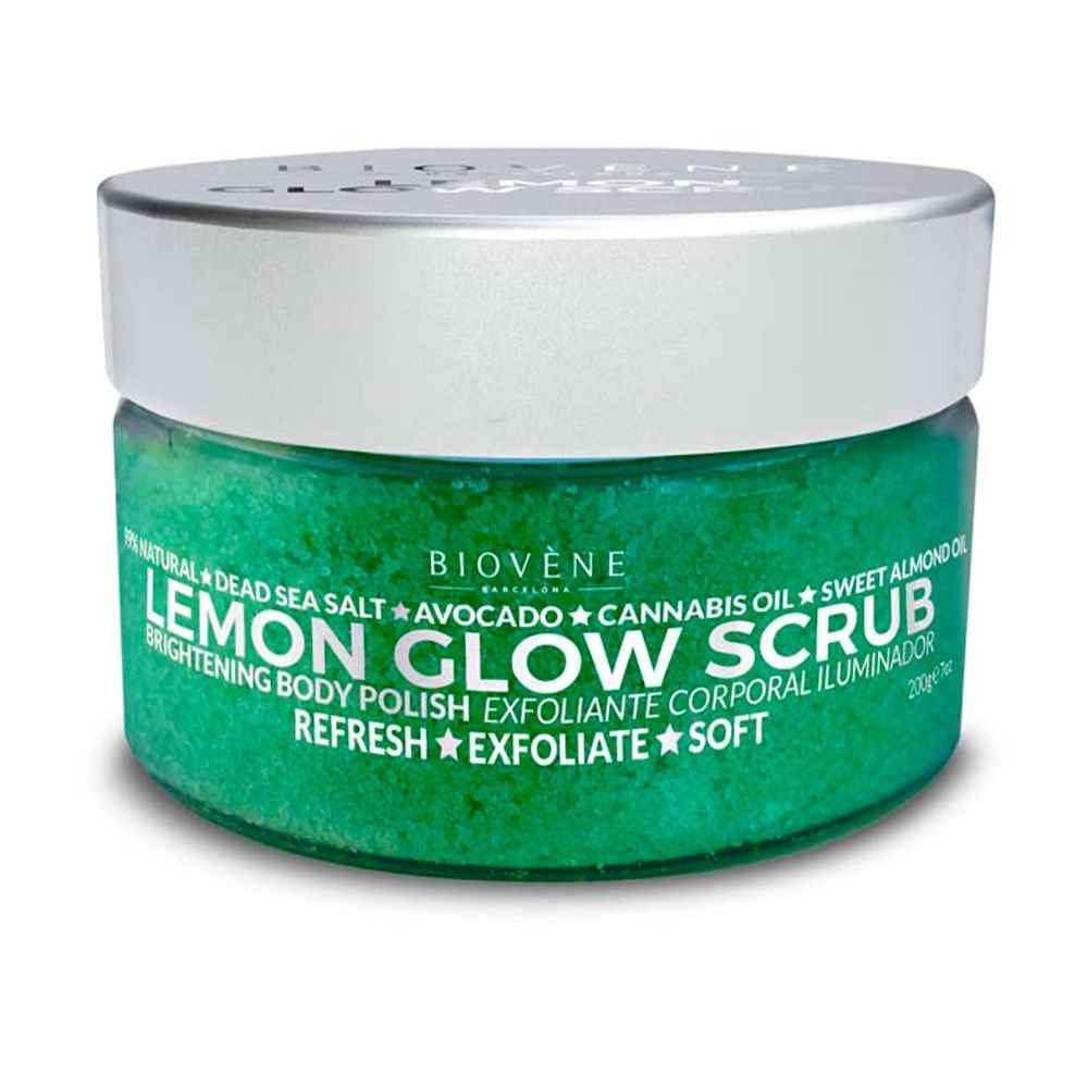 Biovene Glow Lemon Brightening – Body Scrub for Women, 200 g Tester