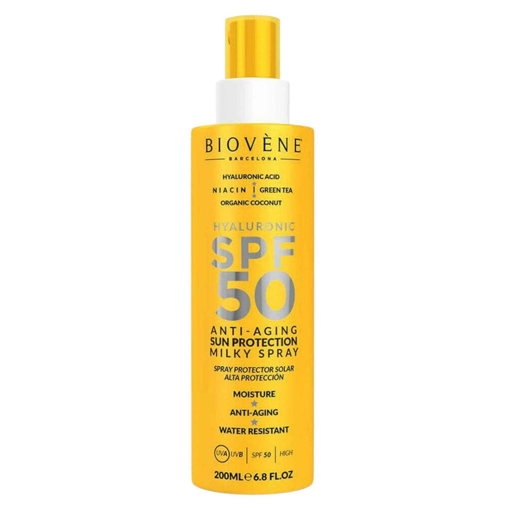 Biovene Hyaluronic Acid Green Tea Anti-Aging – After-Sun Milk for Women, 200 ml Tester