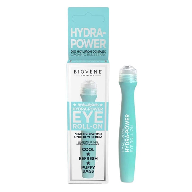 Biovene Hyaluronic Hydra-Power Anti-Fatigue – Eye Roll-On for Women, 15 ml