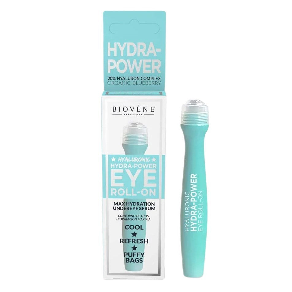 Biovene Hyaluronic Hydra-Power Anti-Fatigue – Eye Roll-On for Women, 15 ml