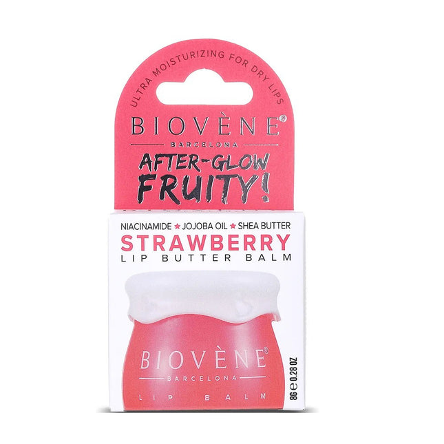 Biovene Strawberry + Niacinamide – Lip Balm for Women, 8 g