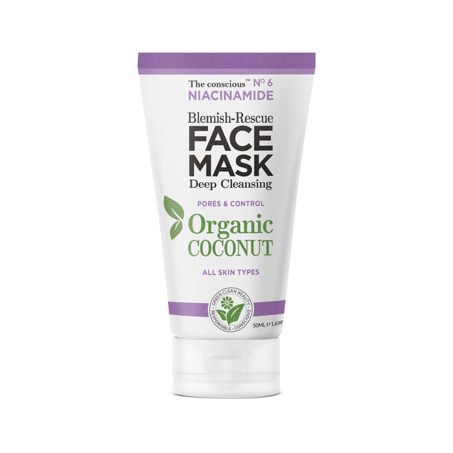 Biovene The Conscious No.6 Coconut Pore Cleansing – Cream Mask for Women, For Face, 50 ml