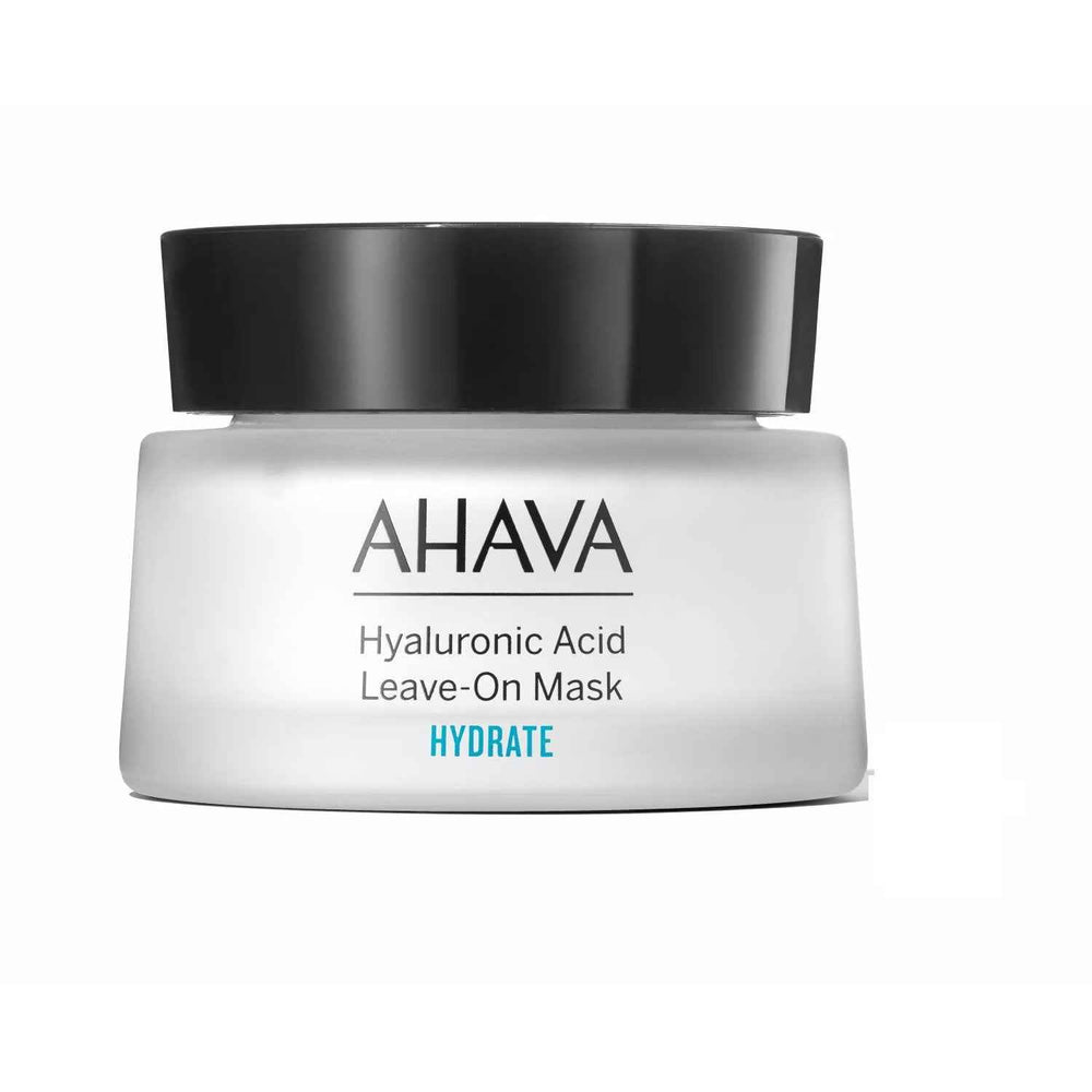 Ahava Leave-On Hyaluronic Acid Hydrating – Cream Mask for Women, For Face, 50 ml