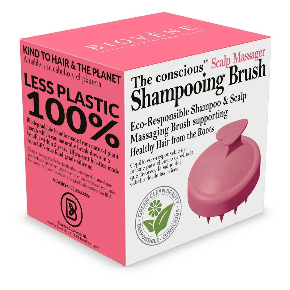 Biovene The Conscious Shampooing Brush – Scalp Brush for Women, Pink