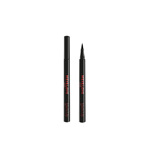 Black Up M’eye Love Waterproof Precise – Gel Pencil Eyeliner for Women, Black, 1 g