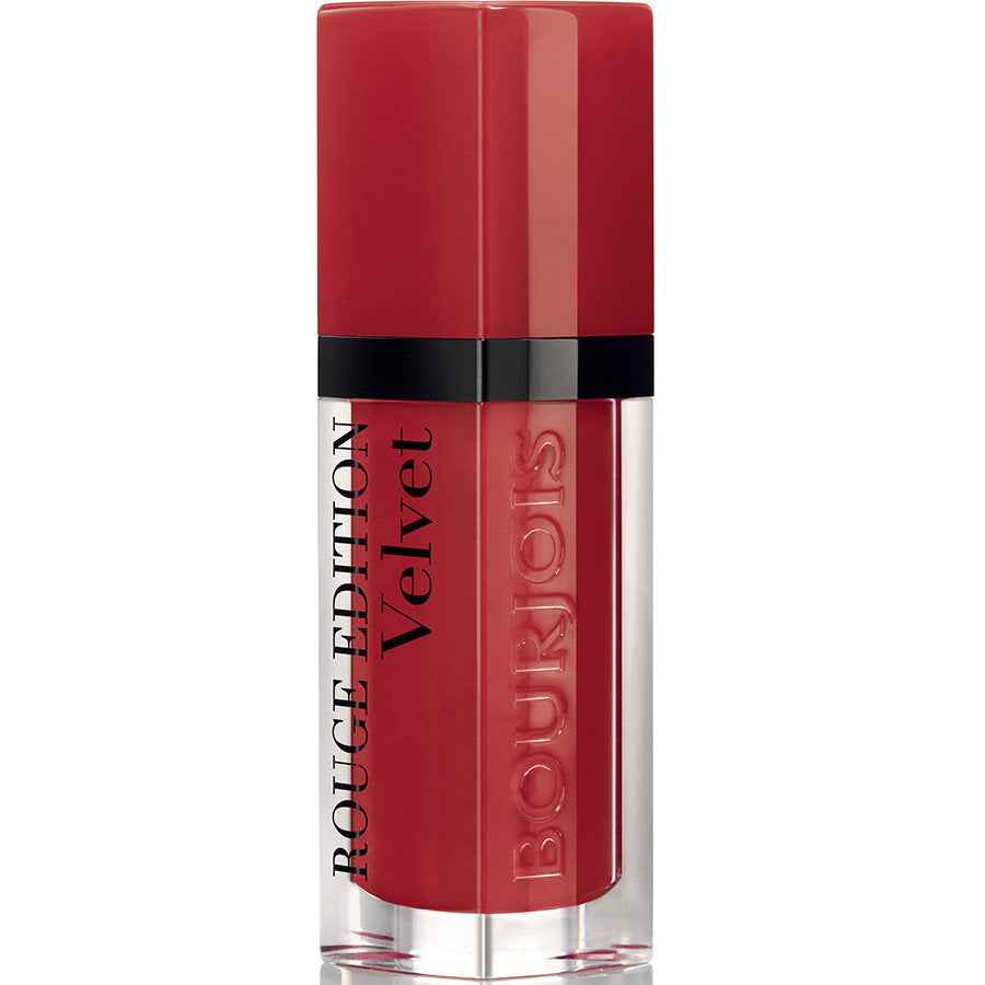 Bourjois Rouge Edition Velvet Dimethicone Matte – Liquid Lipstick for Women, 01, Personne Ne Rouge, 7.7 ml