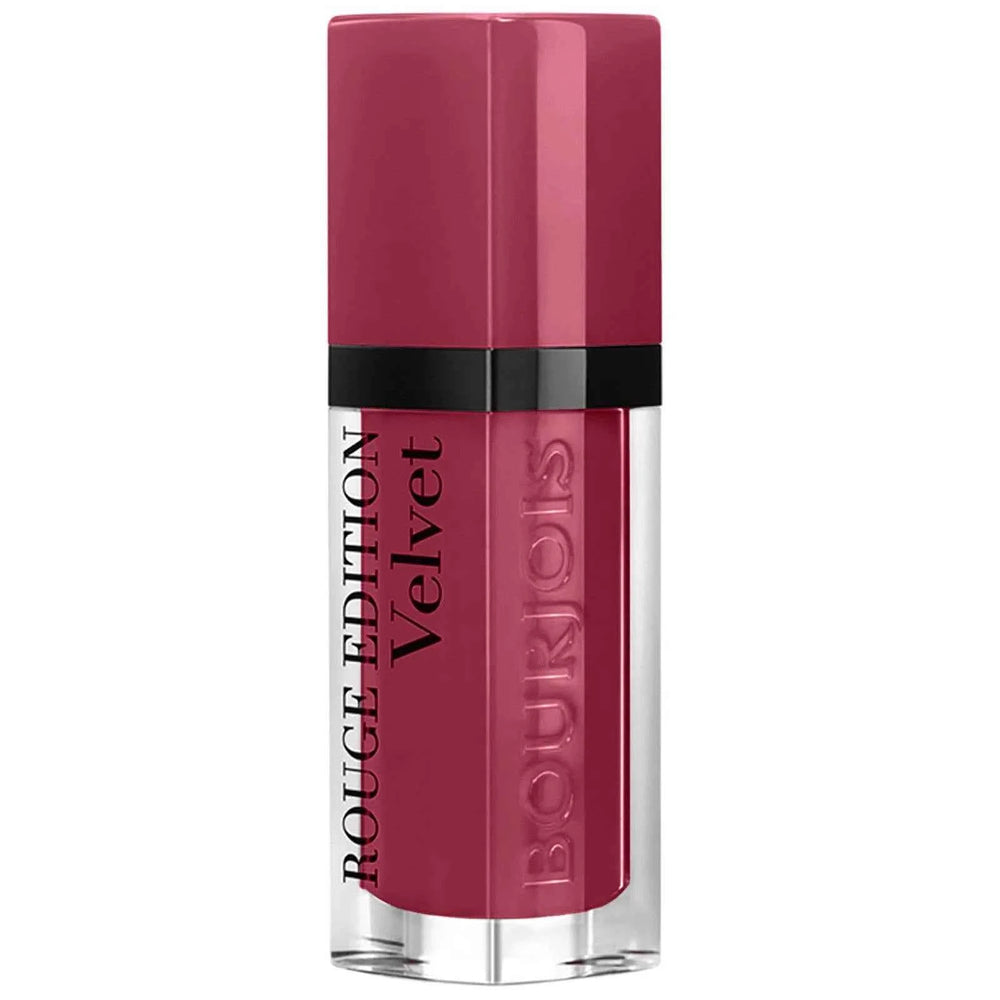 Bourjois Rouge Edition Velvet Dimethicone Matte – Liquid Lipstick for Women, 08, Grand Cru, 7.7 ml