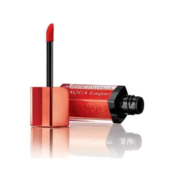 Bourjois Rouge Edition Aqua Laque – Liquid Lipstick for Women, 06, Feeling Reddy, 7.7 ml