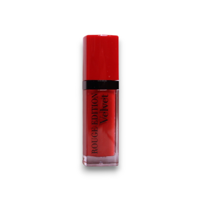 Bourjois Rouge Edition Velvet Dimethicone Matte – Liquid Lipstick for Women, 01, Personne Ne Rouge, 7.7 ml