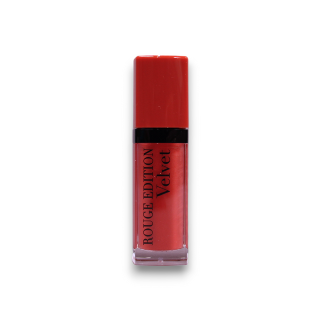 Bourjois Rouge Edition Velvet Dimethicone Matte – Liquid Lipstick for Women, 04, Peach Club, 7.7 ml