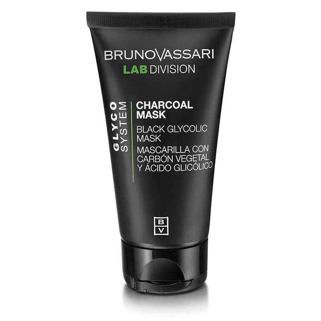 Bruno Vassari Glyco System Charcoal Exfoliating – Cream Mask for Women, For Face, 65 g Tester