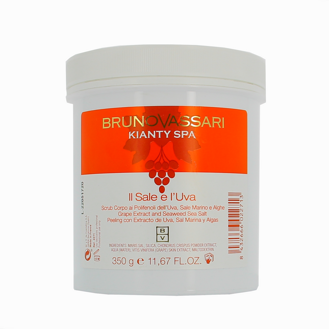 Bruno Vassari Kianty SPA Grape Brightening – Body Scrub for Women, 350 g