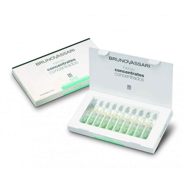 Bruno Vassari Set Bruno Vassari Pure Solutions Niacinamide Purifying – Ampoules Treatment Serum for Women, For Oiliness, For Face, 10 pcs, 3 ml