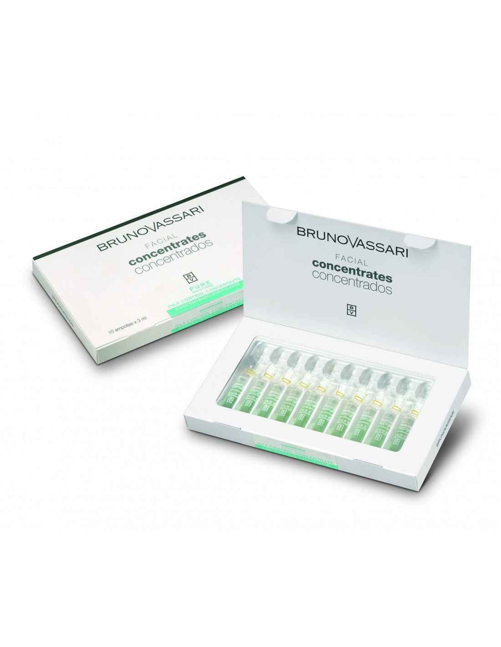 Bruno Vassari Set Bruno Vassari Pure Solutions Niacinamide Purifying – Ampoules Treatment Serum for Women, For Oiliness, For Face, 10 pcs, 3 ml