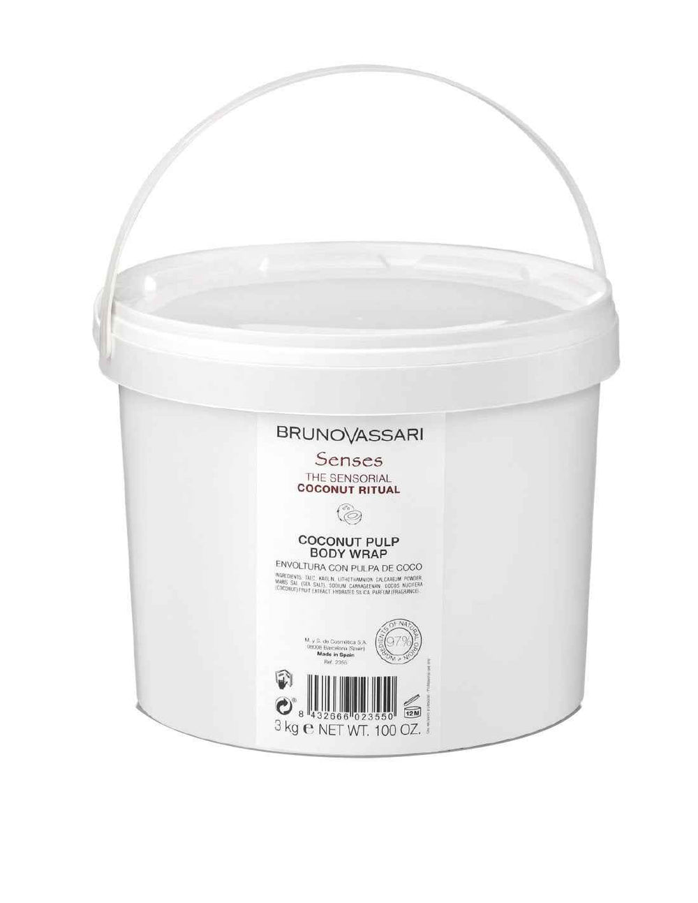 Bruno Vassari Senses Coconut – Exfoliating Treatment for Women, 3000 g