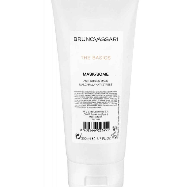 Bruno Vassari The Basics Vitamin E Anti-Stress Day & Night – Cream Mask Unisex, For Face, 200 ml