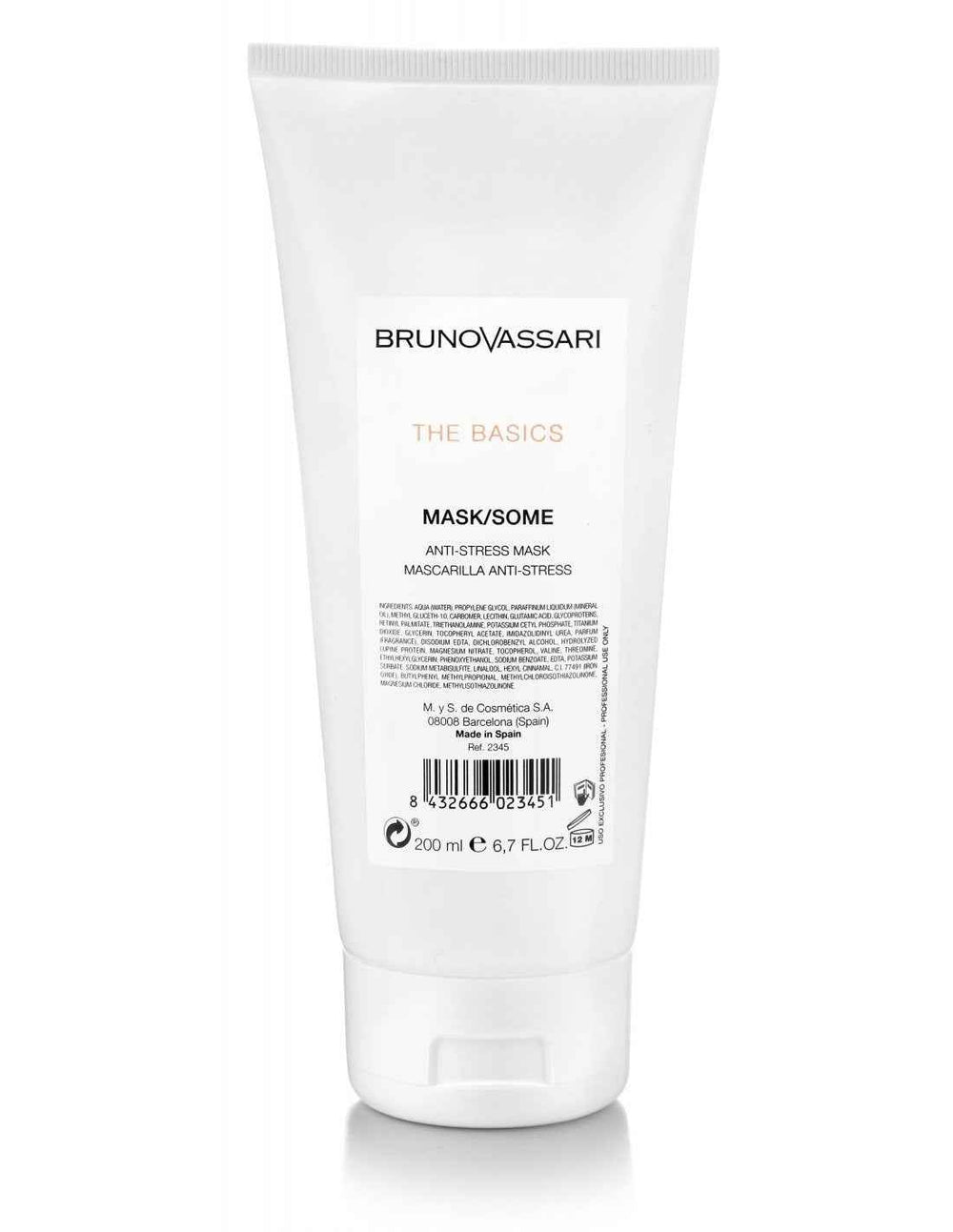 Bruno Vassari The Basics Vitamin E Anti-Stress Day & Night – Cream Mask Unisex, For Face, 200 ml
