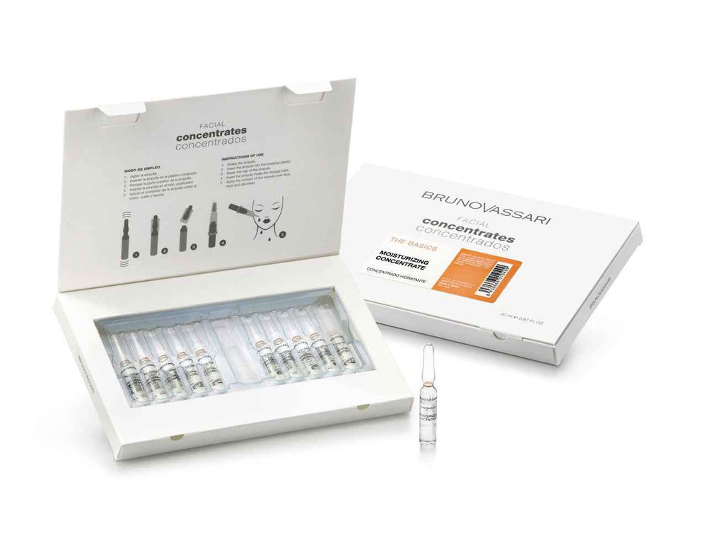 Bruno Vassari Set Bruno Vassari The Basics Salicylic Acid Moisturizing – Concentrate for Women, For Face, 10 pcs, 2 ml