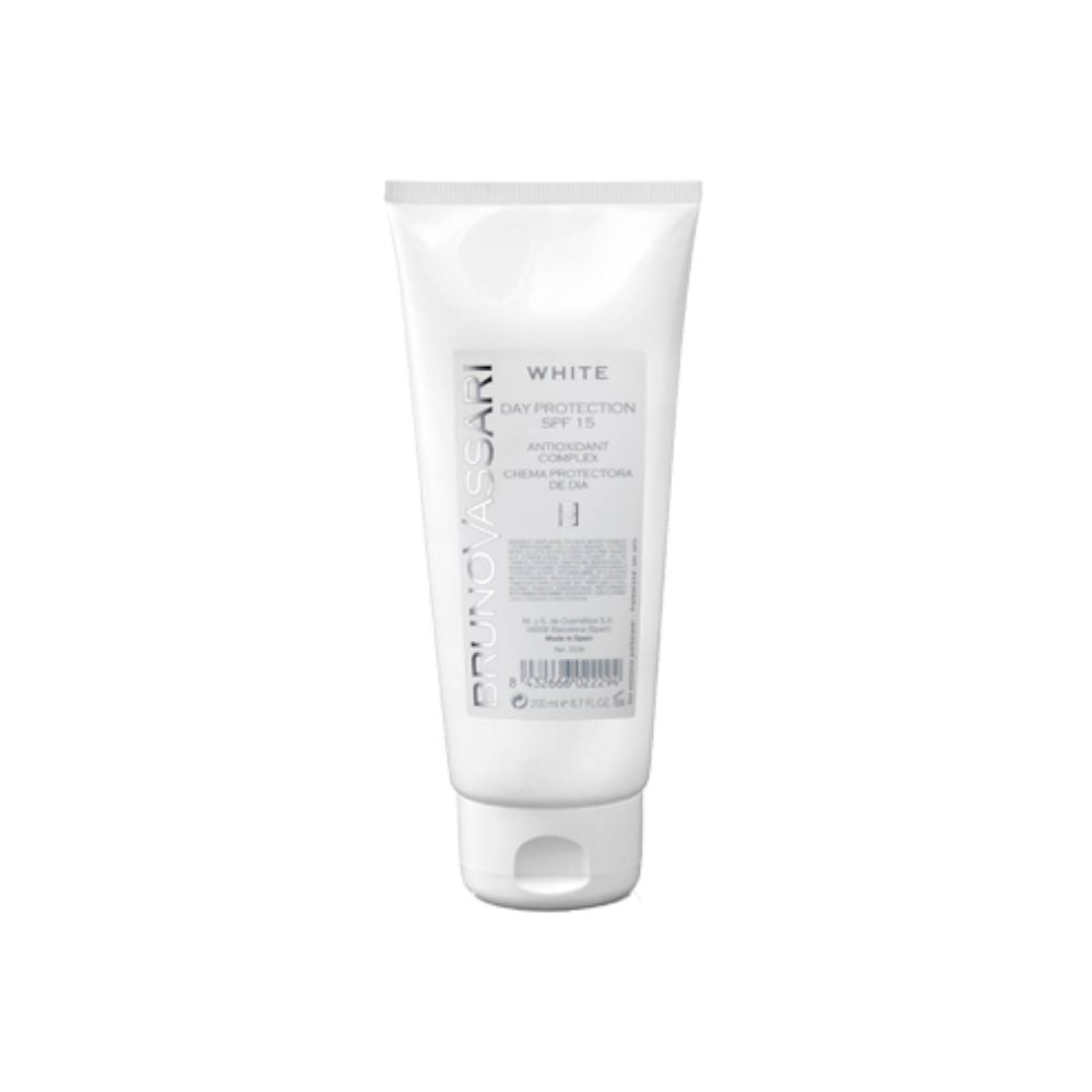 Bruno Vassari White Sun Protection Day – Cream Unisex, For Face, SPF 15, 200 ml