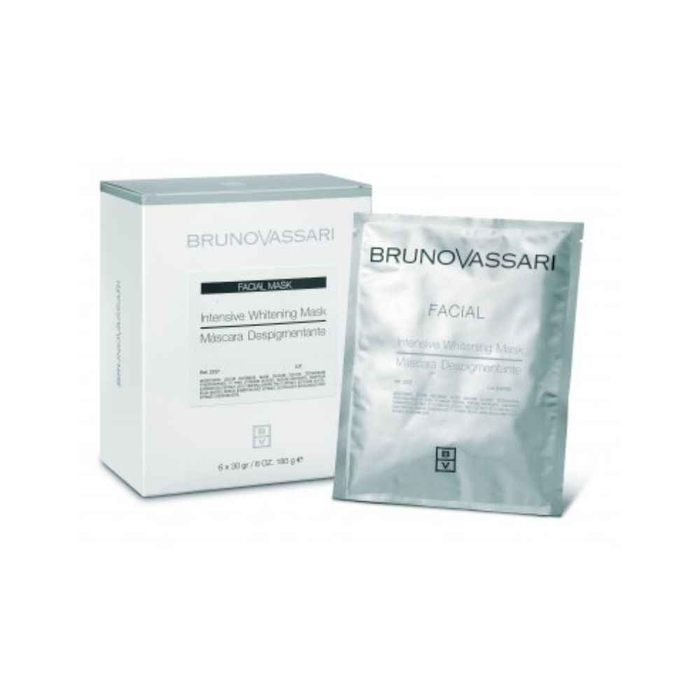 Bruno Vassari Set Bruno Vassari White Whitening – Peel-Off Mask for Women, Day & Night, For Face, 6 pcs, 30 g