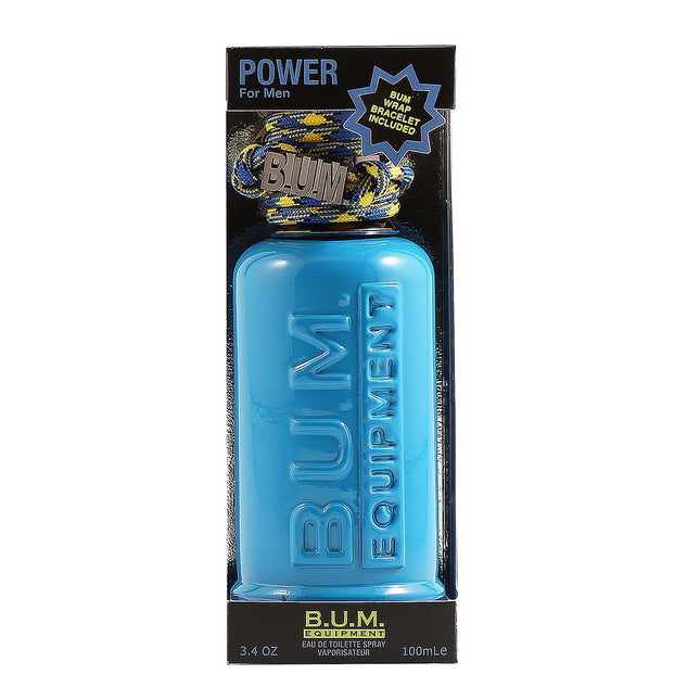 BUM Equipment Power Wrap Bracelet – Eau de Toilette for Men, 100 ml