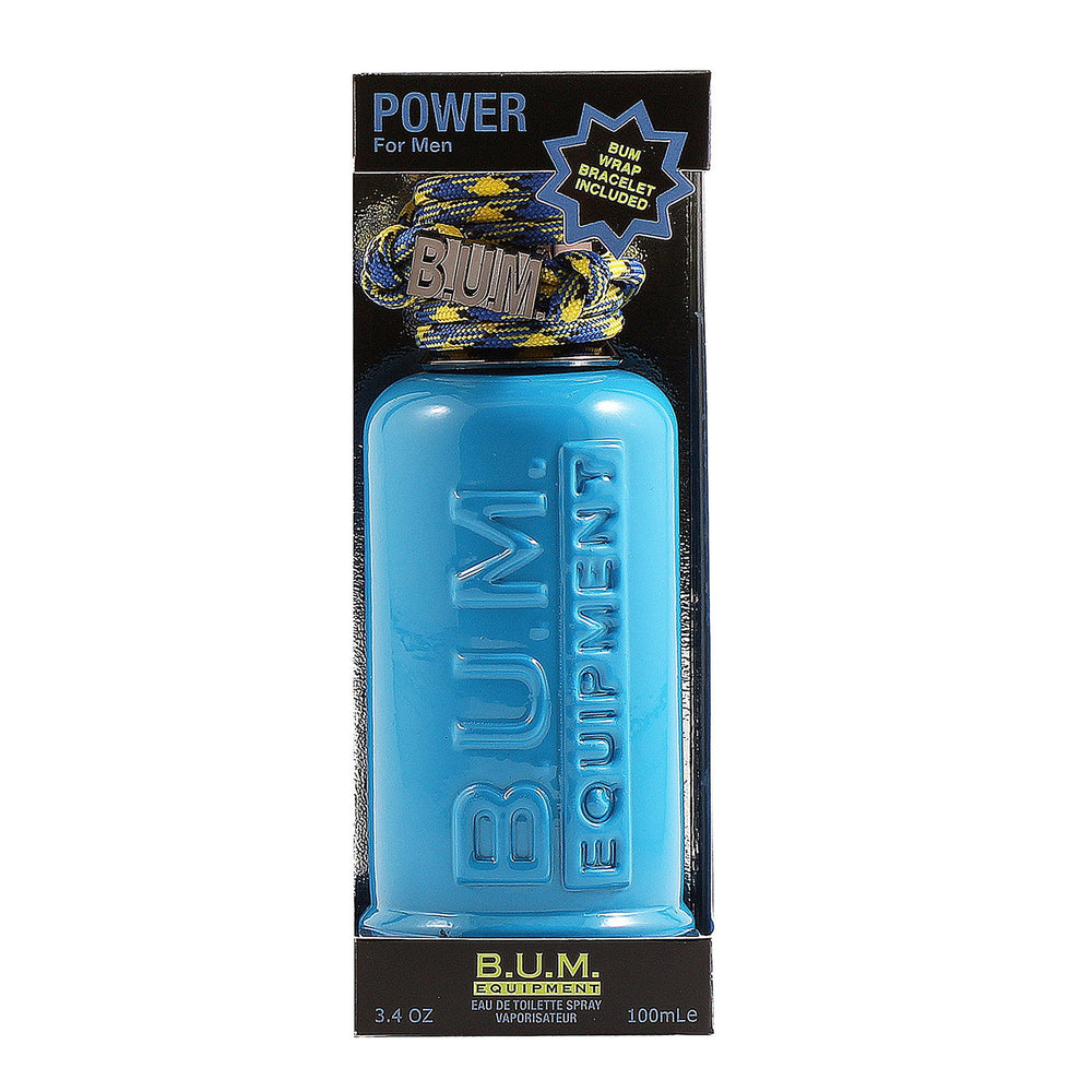 BUM Equipment Power Wrap Bracelet – Eau de Toilette for Men, 100 ml