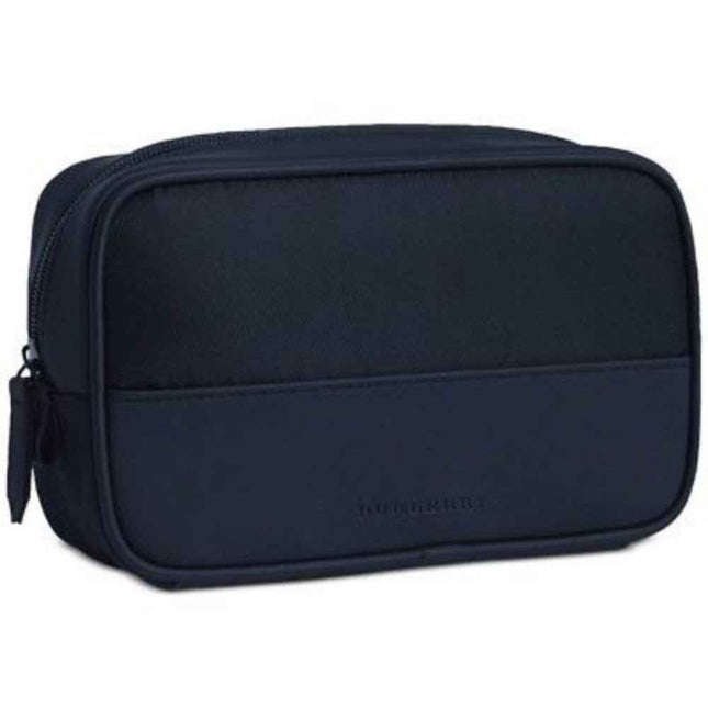 Burberry Textile Makeup Bag for Women, Dark Blue
