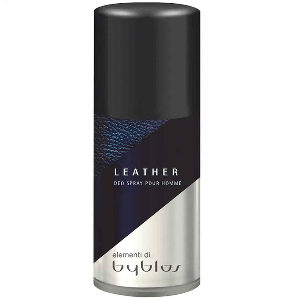 Byblos Leather Anti-Perspirant – Deodorant Spray for Men, 150 ml