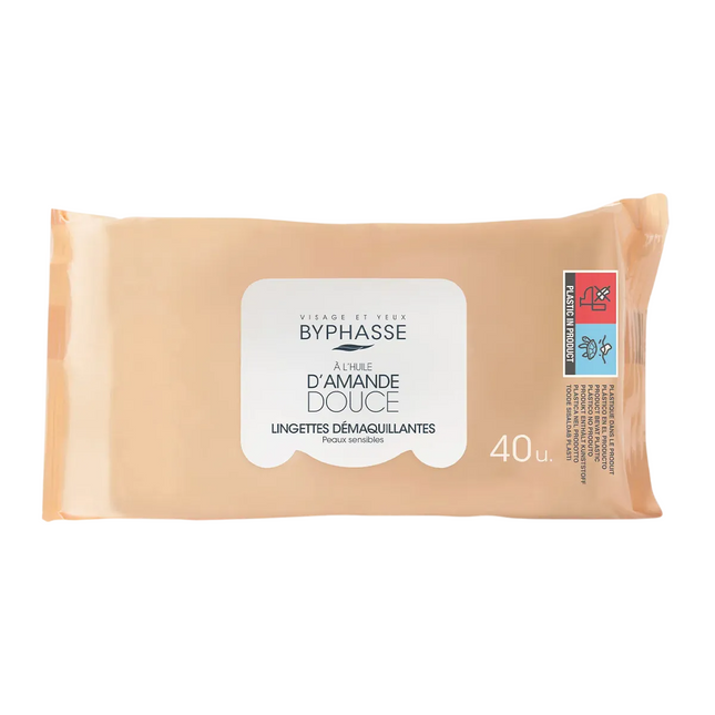 Byphasse Cleansing Wipes for Women, For Face, 40 pcs