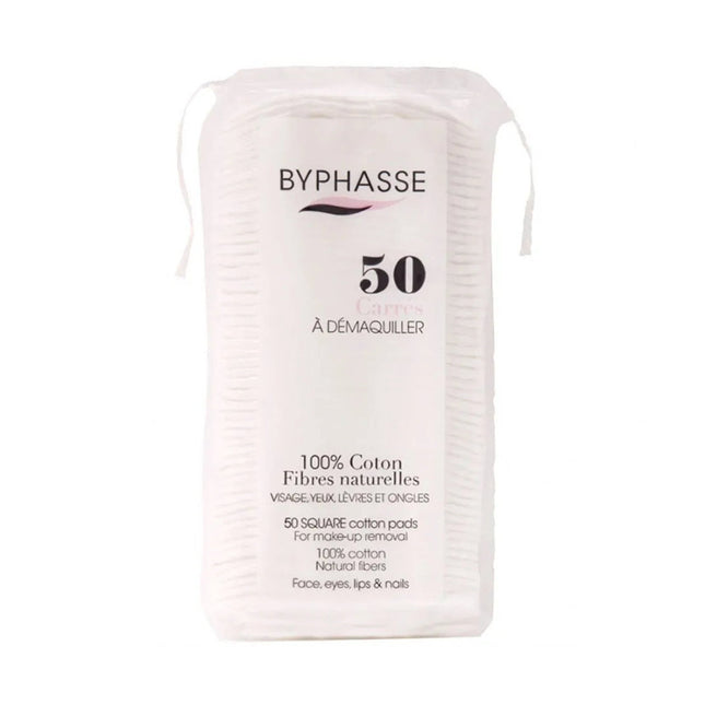 Byphasse Makeup Remover Pads for Women, 50 pcs
