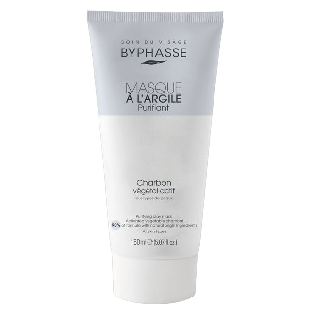 Byphasse Charcoal Purifying – Clay Mask for Women, 150 ml