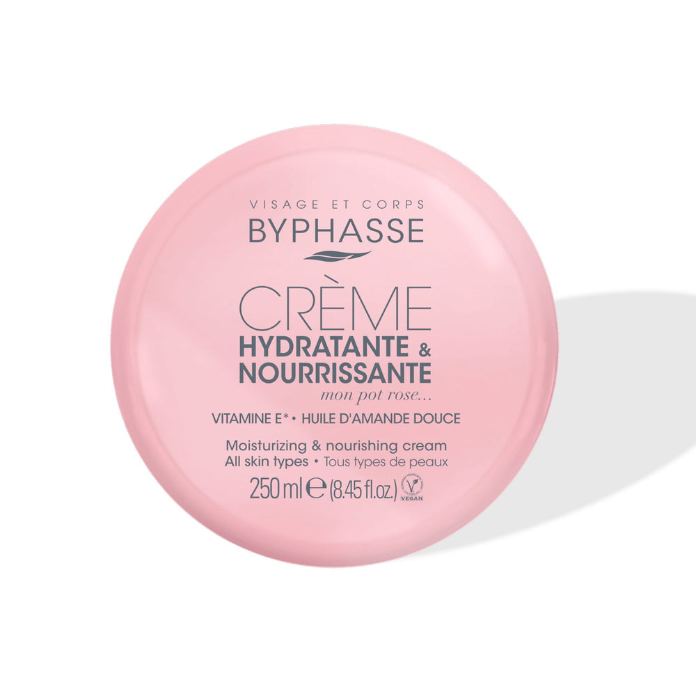 Byphasse Vitamin E Moisturizing – Cream for Women, For Face & Body, 250 ml