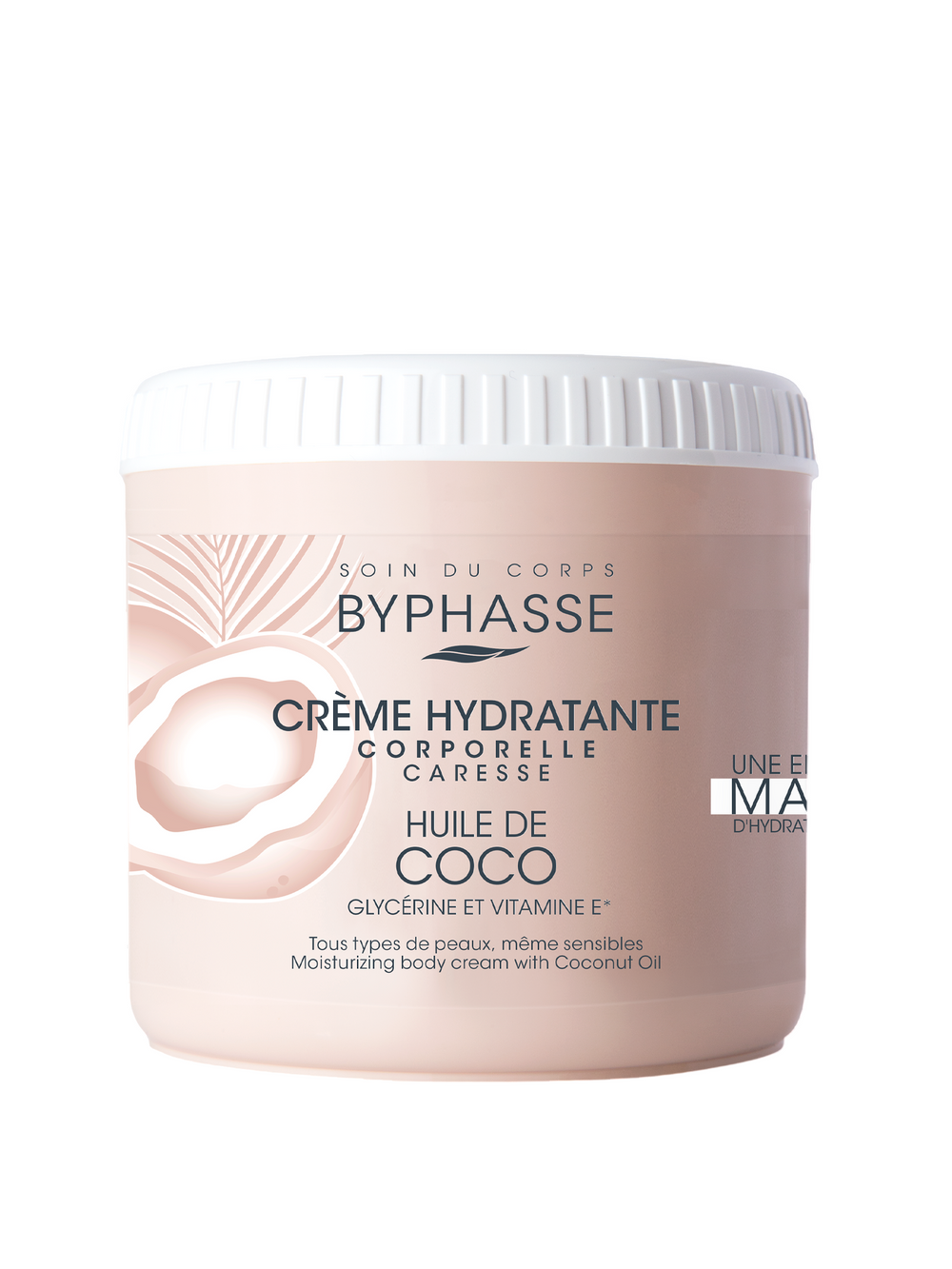 Byphasse Coconut Oil Moisturizing – Body Cream Unisex, 500 ml