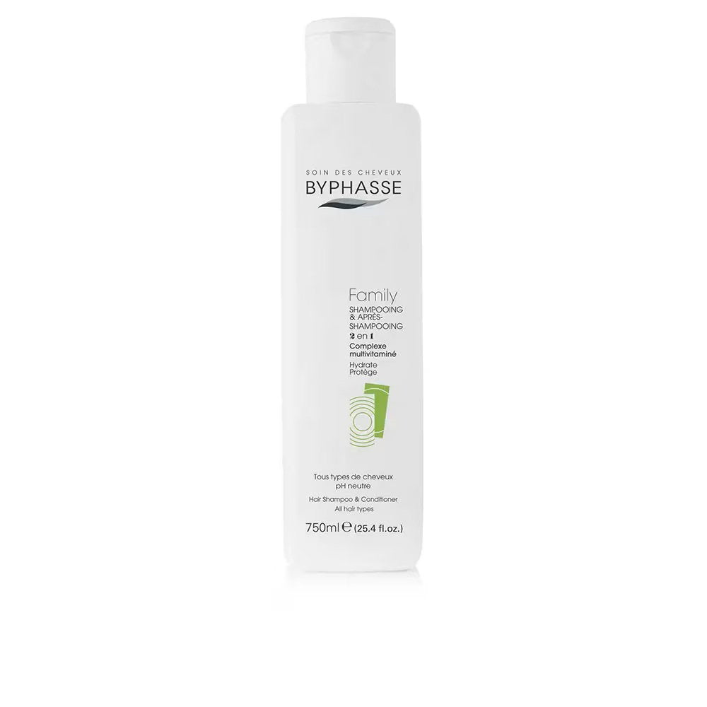 Byphasse Family – Hair Shampoo & Conditioner 2-in-1 Unisex, 750 ml