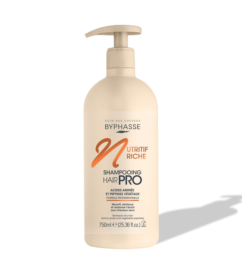 Byphasse Pro Nutritive Rich – Hair Shampoo for Women, Nourishing, 750 ml