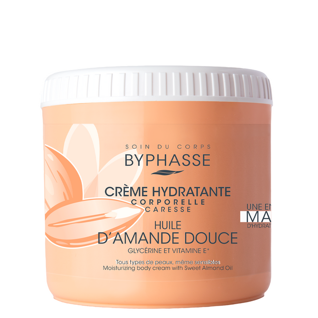 Byphasse Sweet Almond Moisturizing – Body Cream Unisex, 500 ml
