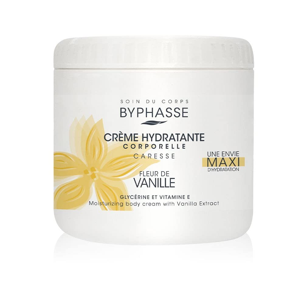Byphasse Vanilla Flower Moisturizing – Body Cream Unisex, 500 ml