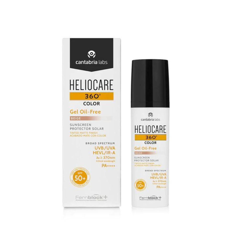 Cantabria Labs Heliocare 360º Color Matte – Tinted Moisturizer for Women, Beige, SPF50+, 50 ml