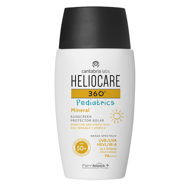 Cantabria Labs Heliocare 360º Pediatrics Mineral High UV protection – Sunscreen Cream for Children, Body, Mineral, 50 ml