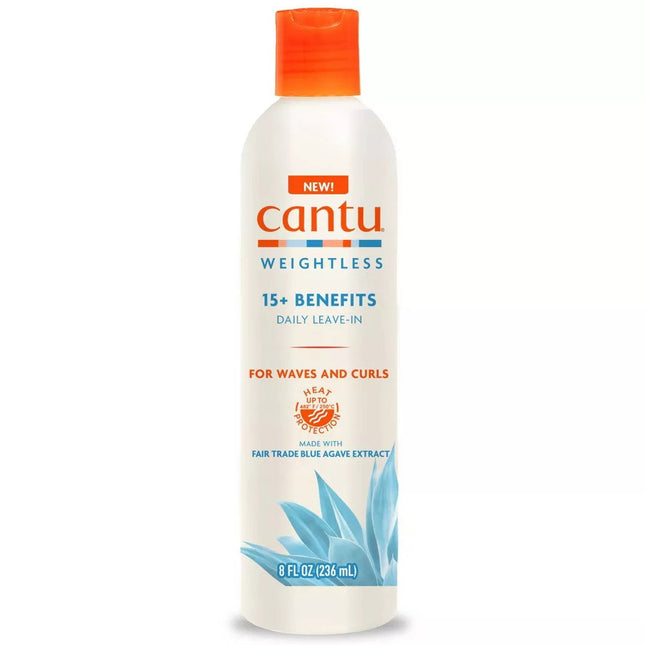 Cantu Weightless Agave – Hair Leave-In Conditioner for Women, Smoothing, 236 ml