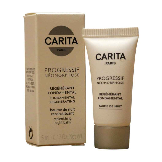 Carita Paris Progressif Neomorphose Clarte Fondamentale Hyaluronic Acid Nourishing Night – Balm for Women, For Face & Eyes, 5 ml Sample