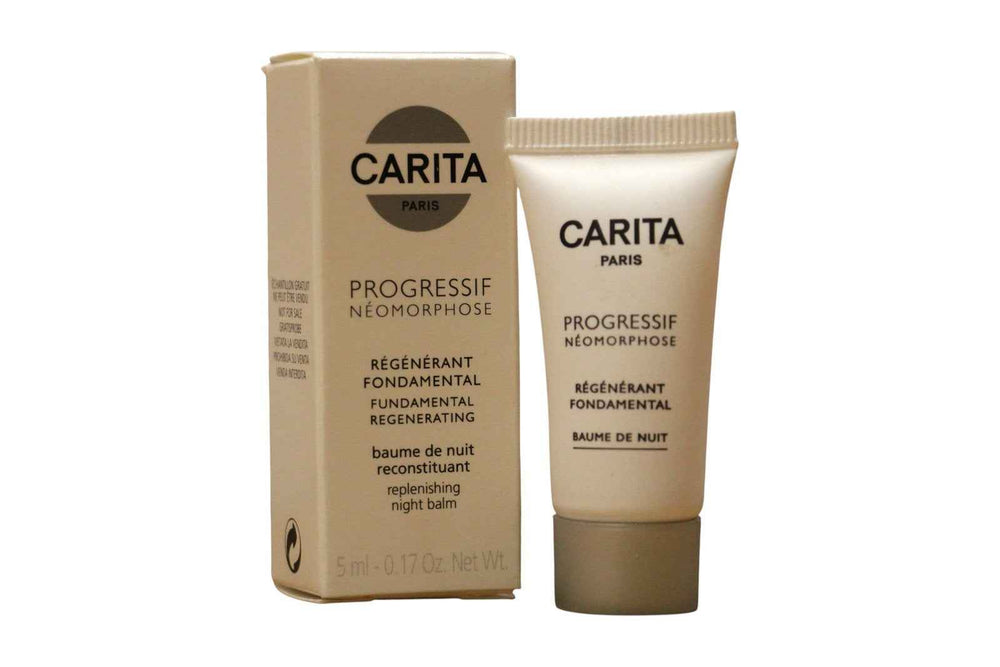 Carita Paris Progressif Neomorphose Clarte Fondamentale Hyaluronic Acid Nourishing Night – Balm for Women, For Face & Eyes, 5 ml Sample