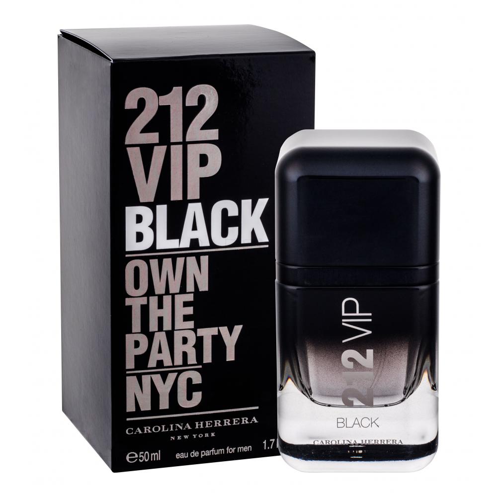 Carolina Herrera 212 VIP Black – Eau de Parfum for Men, 50 ml