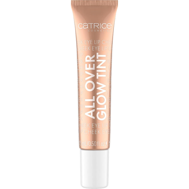 Catrice All Over Glow Vegan Shimmering – Liquid Highlighter for Women, 030, Sun Dip, Face, 15 ml