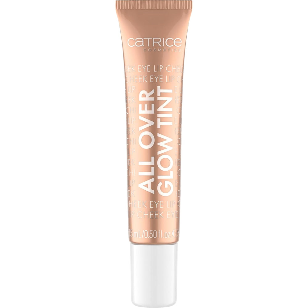 Catrice All Over Glow Vegan Shimmering – Liquid Highlighter for Women, 030, Sun Dip, Face, 15 ml