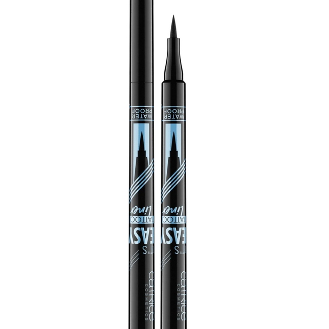 Catrice It's Easy Tattoo Waterproof – Liquid Eyeliner for Women, 010, Black, 1 ml