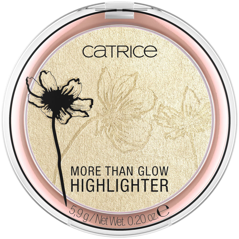 Catrice More Than Glow Luminous – Blush Highlighter Compact for Women, 010, Ultimate Platinum Glaze, 5.9 g