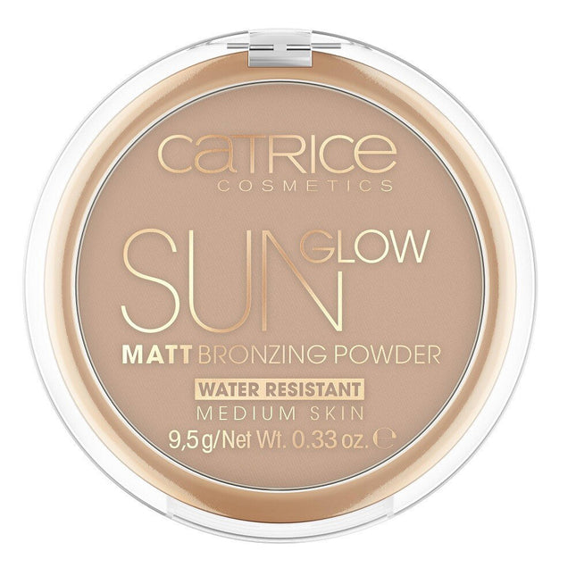 Catrice Sun Glow Matte – Bronzer Compact Powder for Women, 030, Medium Bronze, 9.5 g